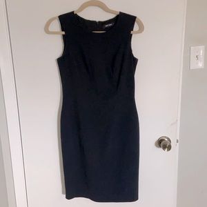Classic black work dress